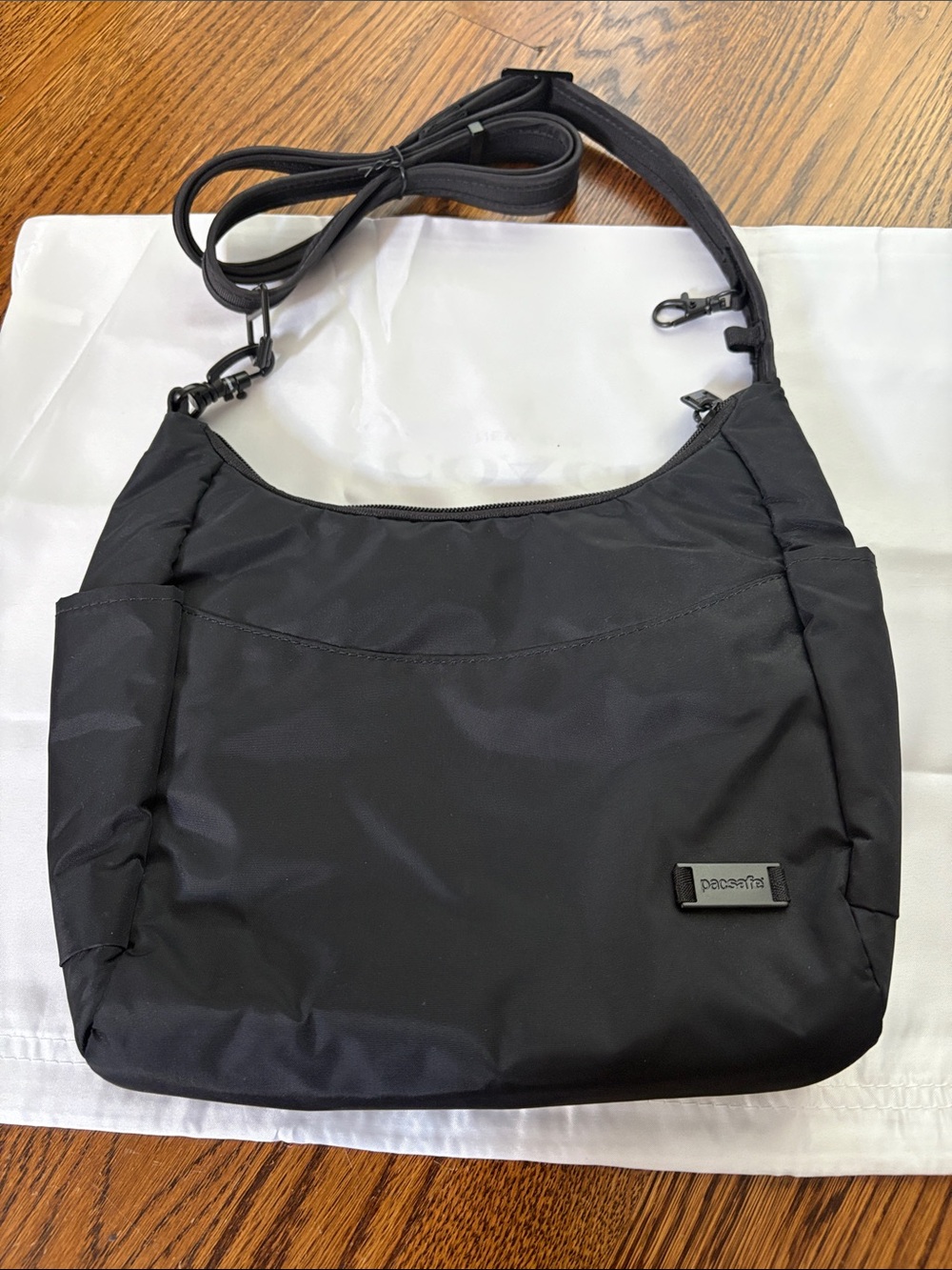 Pacsafe Black Compact Travel Purse